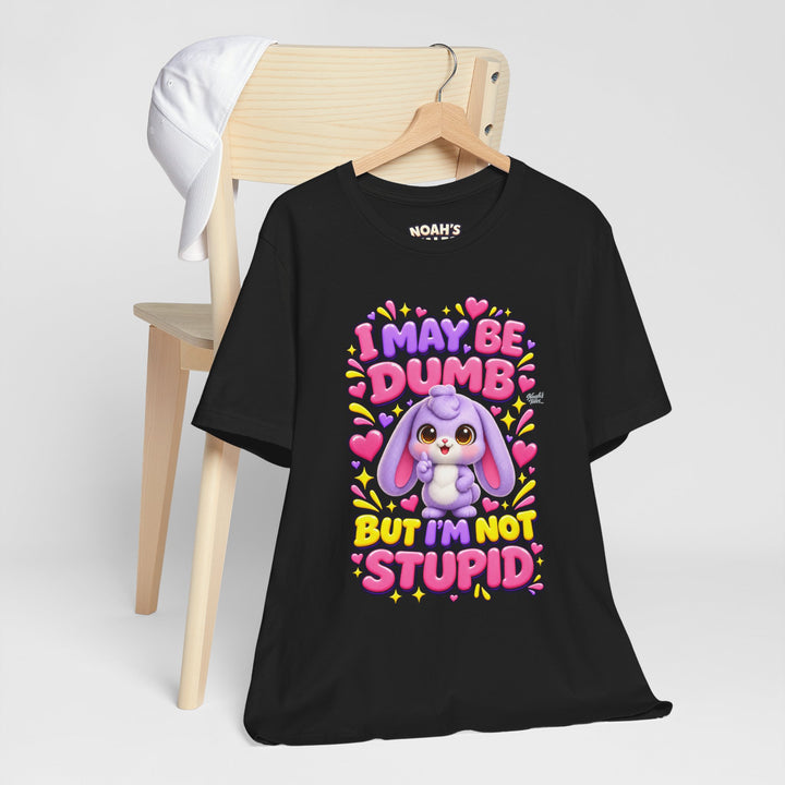 Noah’s Tales™ I May Be Dumb But I’m Not Stupid | Lilac Women's Bella T-Shirt