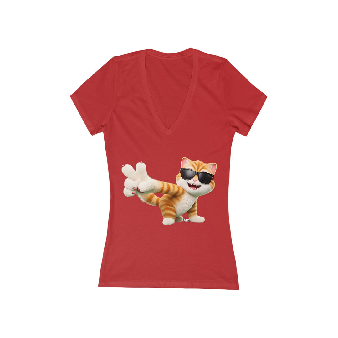 Noah’s Tales™ Cool Tommy Women's V-Neck Bella T-Shirt