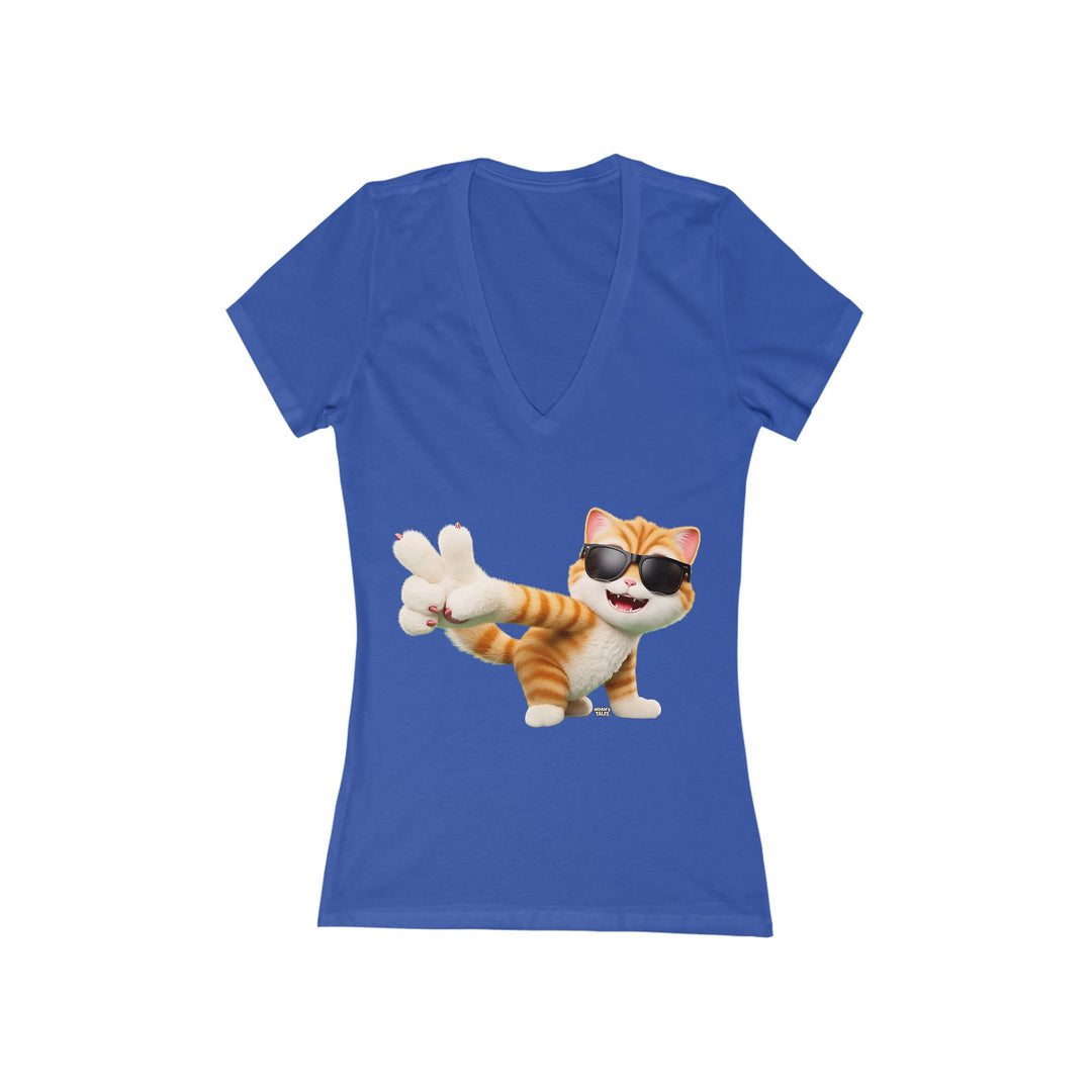 Noah’s Tales™ Cool Tommy Women's V-Neck Bella T-Shirt