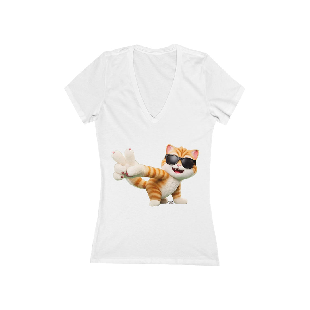 Noah’s Tales™ Cool Tommy Women's V-Neck Bella T-Shirt