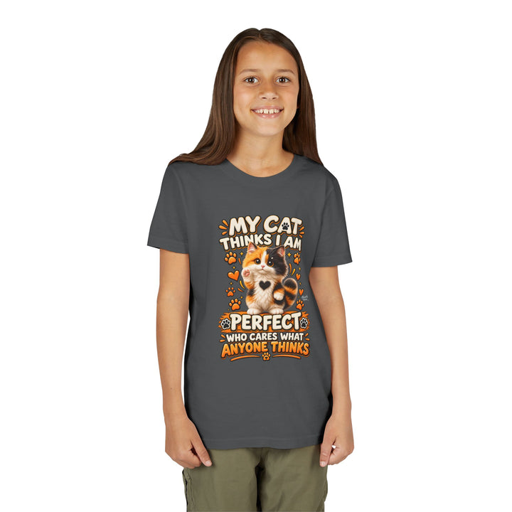Noah’s Tales™ My Cat Thinks I Am Perfect | Tommy Girl's Bella T-Shirt