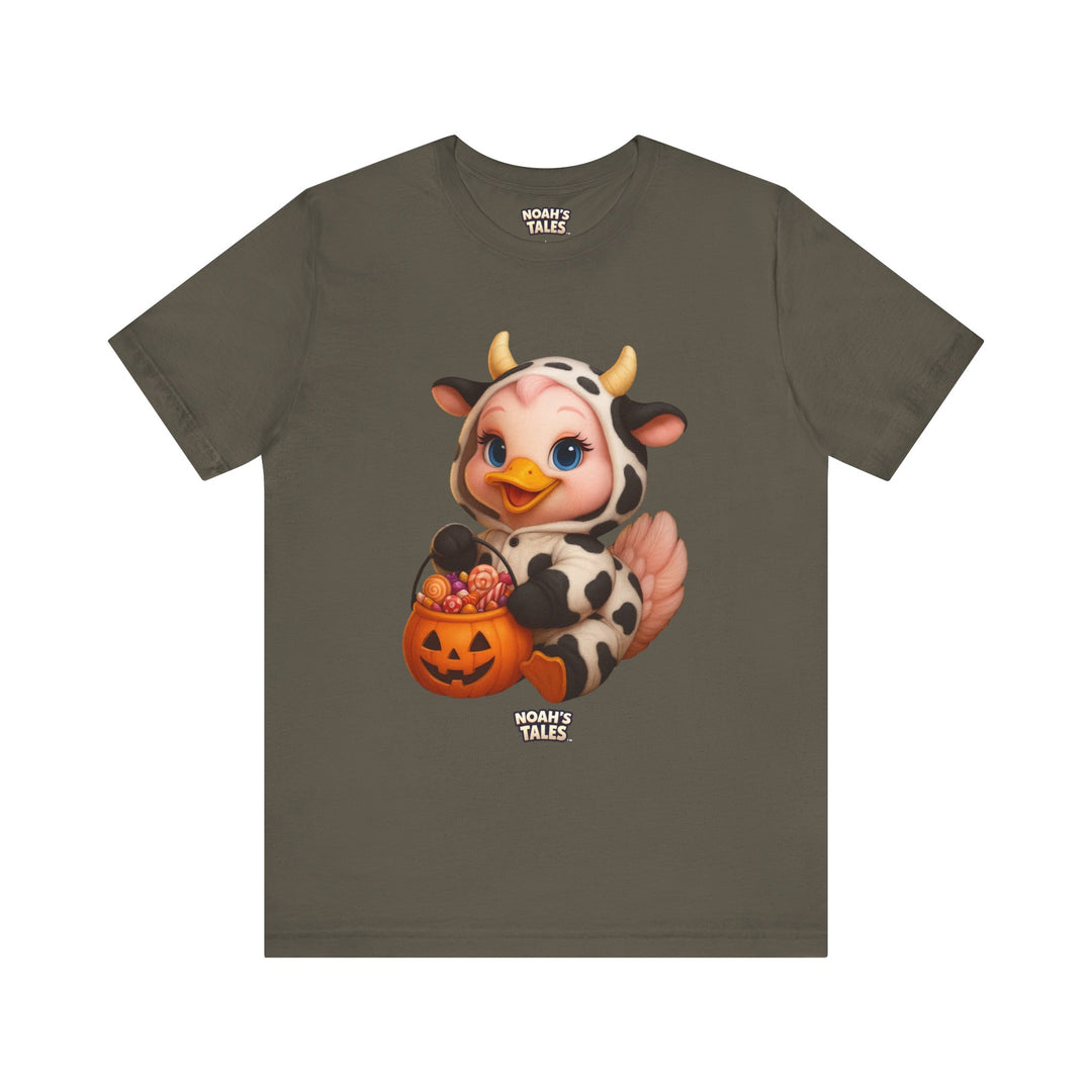 Noah’s Tales™ Cow Halloween Costume Luna Men's Bella T-Shirt