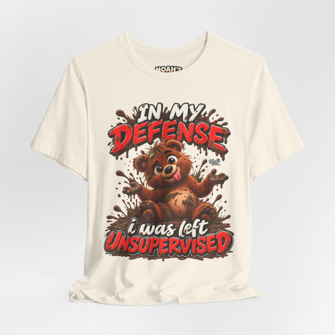 Noah’s Tales™ In My Defense I Was Left Unsupervised | Baxter Men's T-Shirt