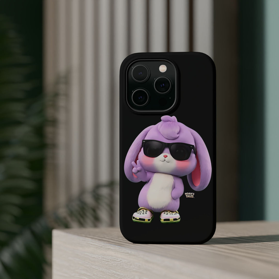 Noah’s Tales™ Lilac Phone Case Vibrant Protective cover Fun Gift for Kids and Teens Unique Cartoon Design