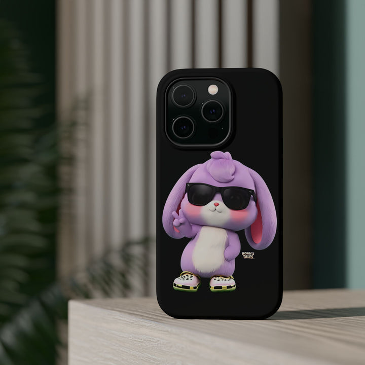 Noah’s Tales™ Lilac Phone Case Vibrant Protective cover Fun Gift for Kids and Teens Unique Cartoon Design