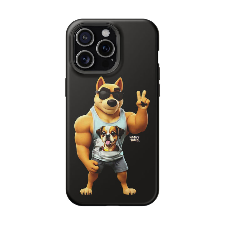 Noah’s Tales™ Ranger Magnet Phone Case Pet Lover Phone Cover Funny Phone Case Unique Gift for Dog Owners Quirky Dog Design
