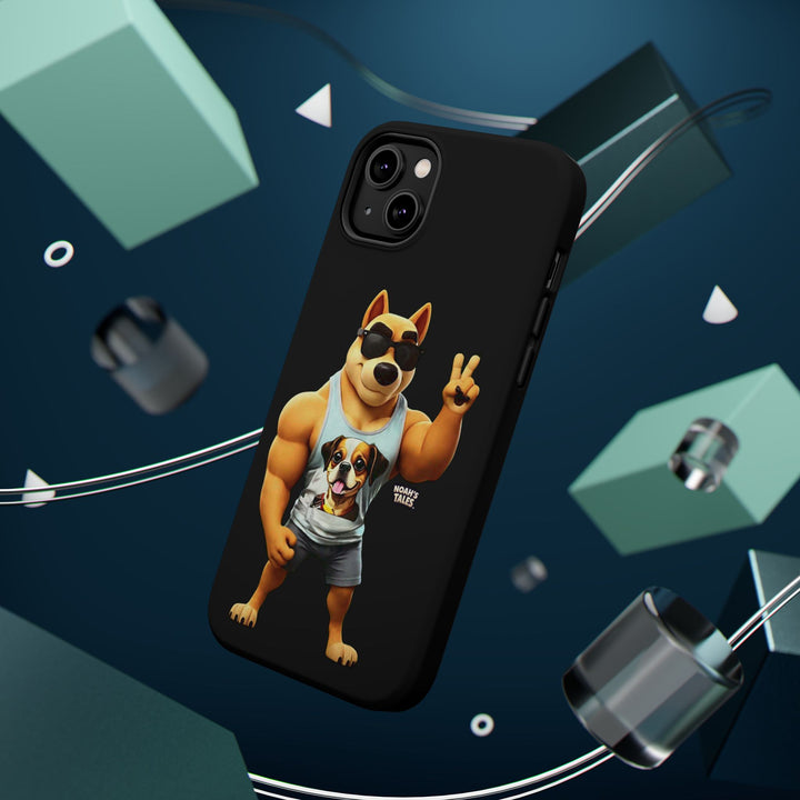 Noah’s Tales™ Ranger Magnet Phone Case Pet Lover Phone Cover Funny Phone Case Unique Gift for Dog Owners Quirky Dog Design