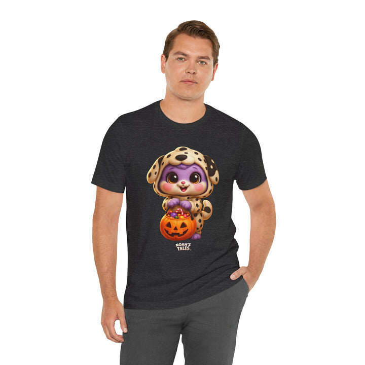 Noah’s Tales™ Halloween Lilac Men's Bella T-Shirt