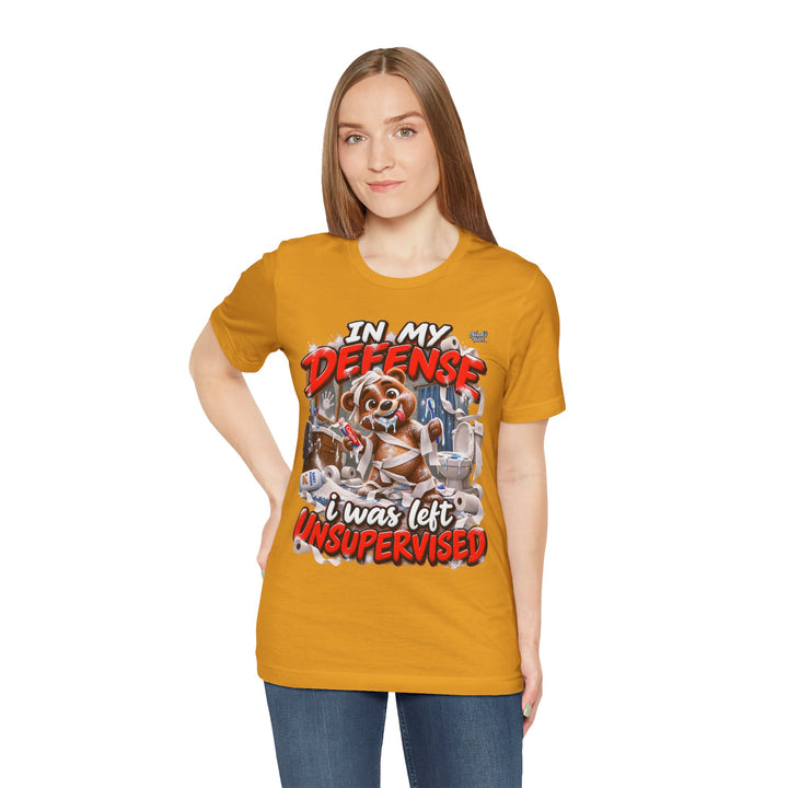 Noah’s Tales™ In My Defense I Was Left Unsupervised | Baxter Women's Bella T-Shirt