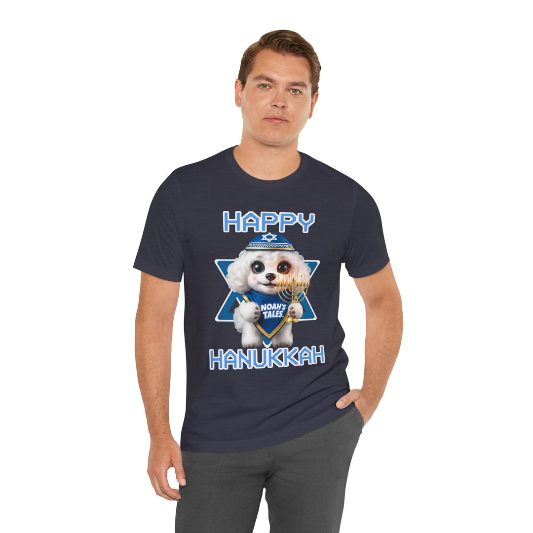 Noah’s Tales™ Happy Hanukkah Coco Men's Bella T-Shirt