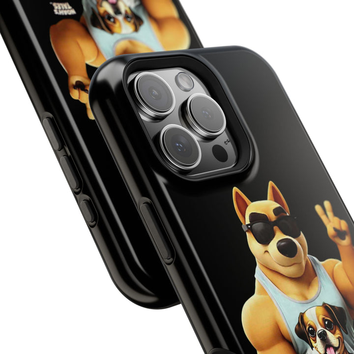 Noah’s Tales™ Ranger Magnet Phone Case Pet Lover Phone Cover Funny Phone Case Unique Gift for Dog Owners Quirky Dog Design