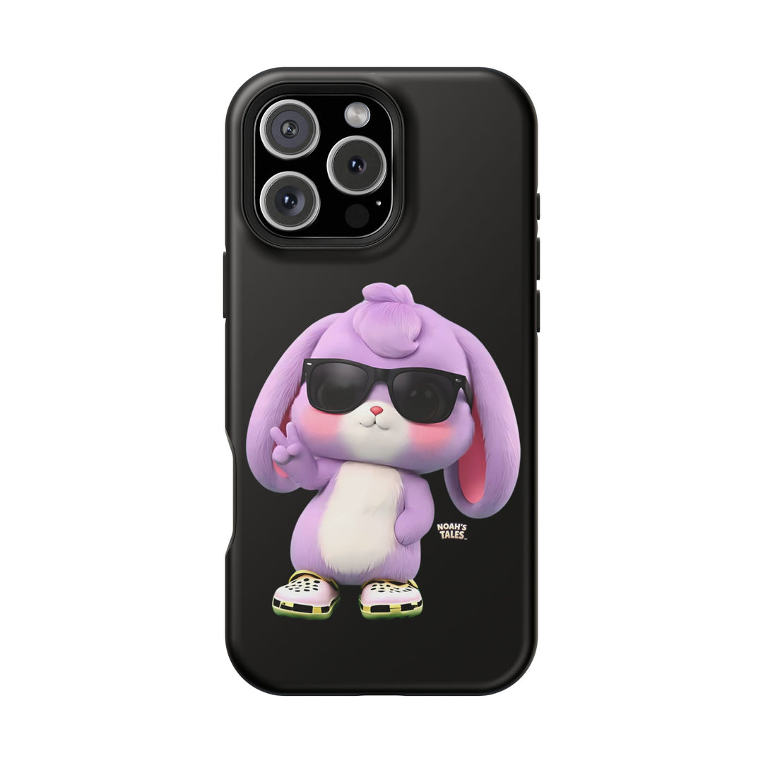 Noah’s Tales™ Lilac Phone Case Vibrant Protective cover Fun Gift for Kids and Teens Unique Cartoon Design