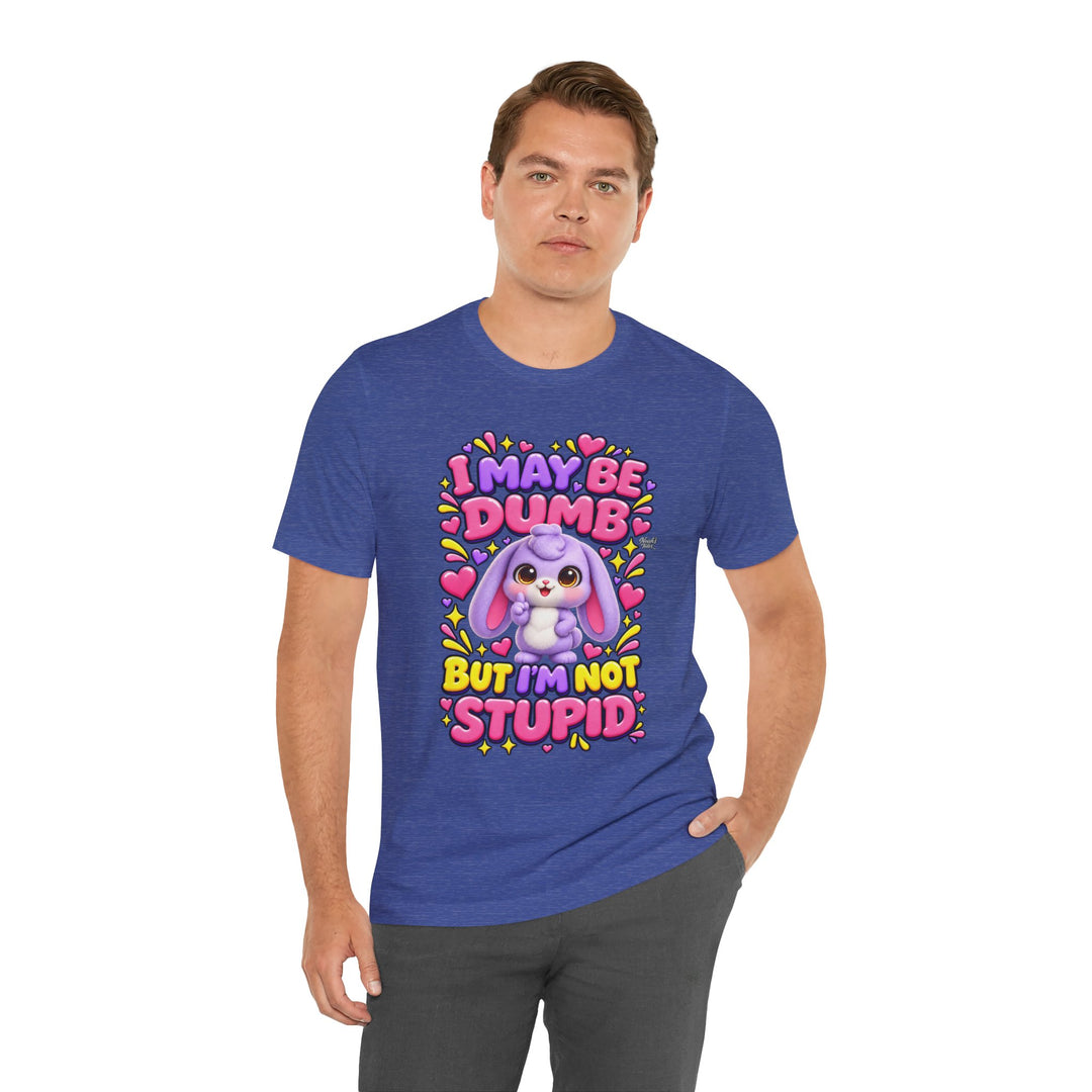 Noah’s Tales™ I May Be Dumb But I’m Not Stupid | Lilac Men's T-Shirt