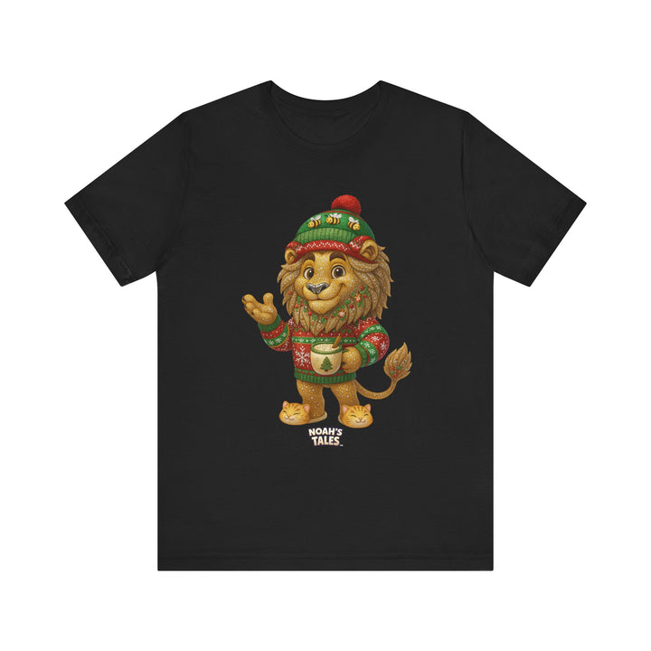 Noah’s Tales™ Christmas Leo Men's Bella T-Shirt