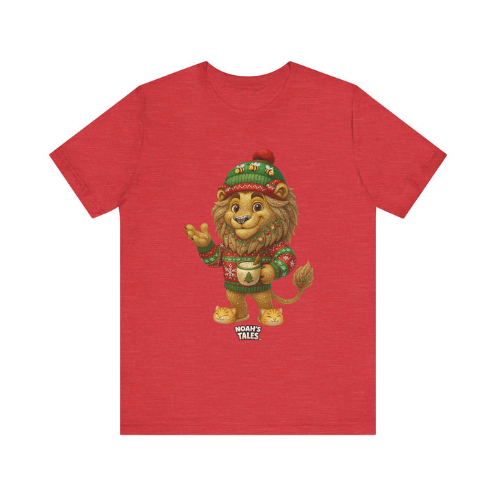 Noah’s Tales™ Christmas Leo Men's Bella T-Shirt