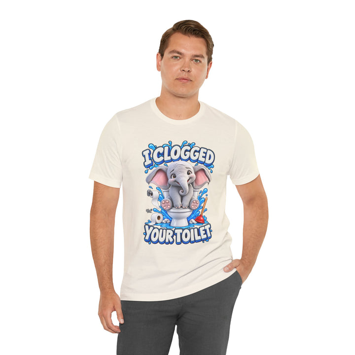 Noah’s Tales™ I Clogged Your Toilet | Ellie Belle Men's T-Shirt