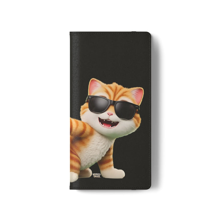 Noah’s Tales™ Tommy Flip Case Cartoon Phone Cover Pet Lover Gift Trendy Smartphone Wallet Animal Print Case