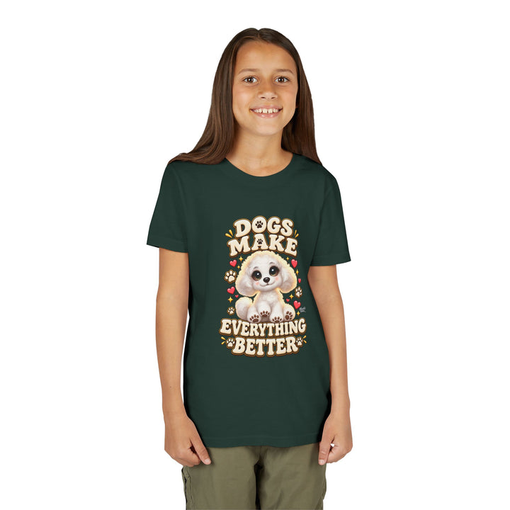 Noah’s Tales™ Dogs Make Everything Better | Coco Girl's Bella T-Shirt