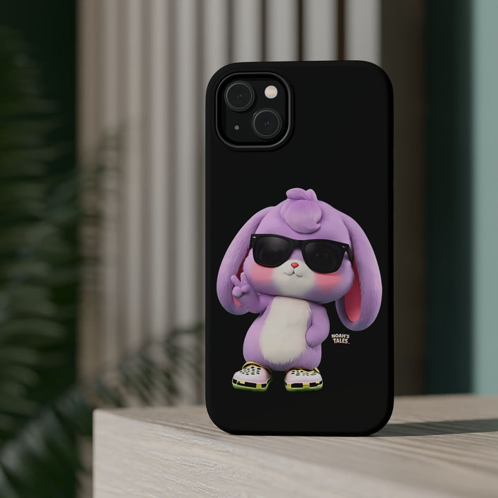 Noah’s Tales™ Lilac Phone Case Vibrant Protective cover Fun Gift for Kids and Teens Unique Cartoon Design
