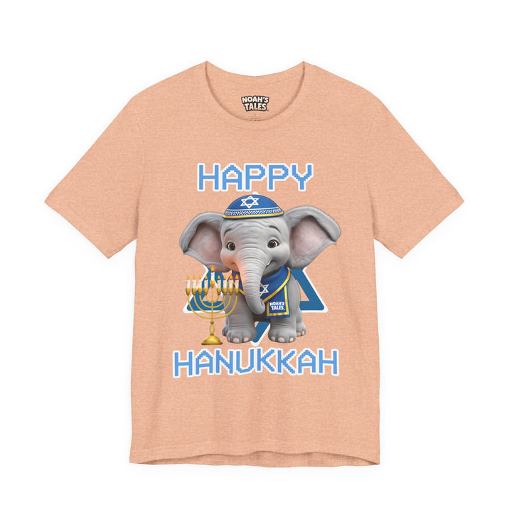 Noah’s Tales™ Happy Hanukkah Noah Women's Bella T-Shirt