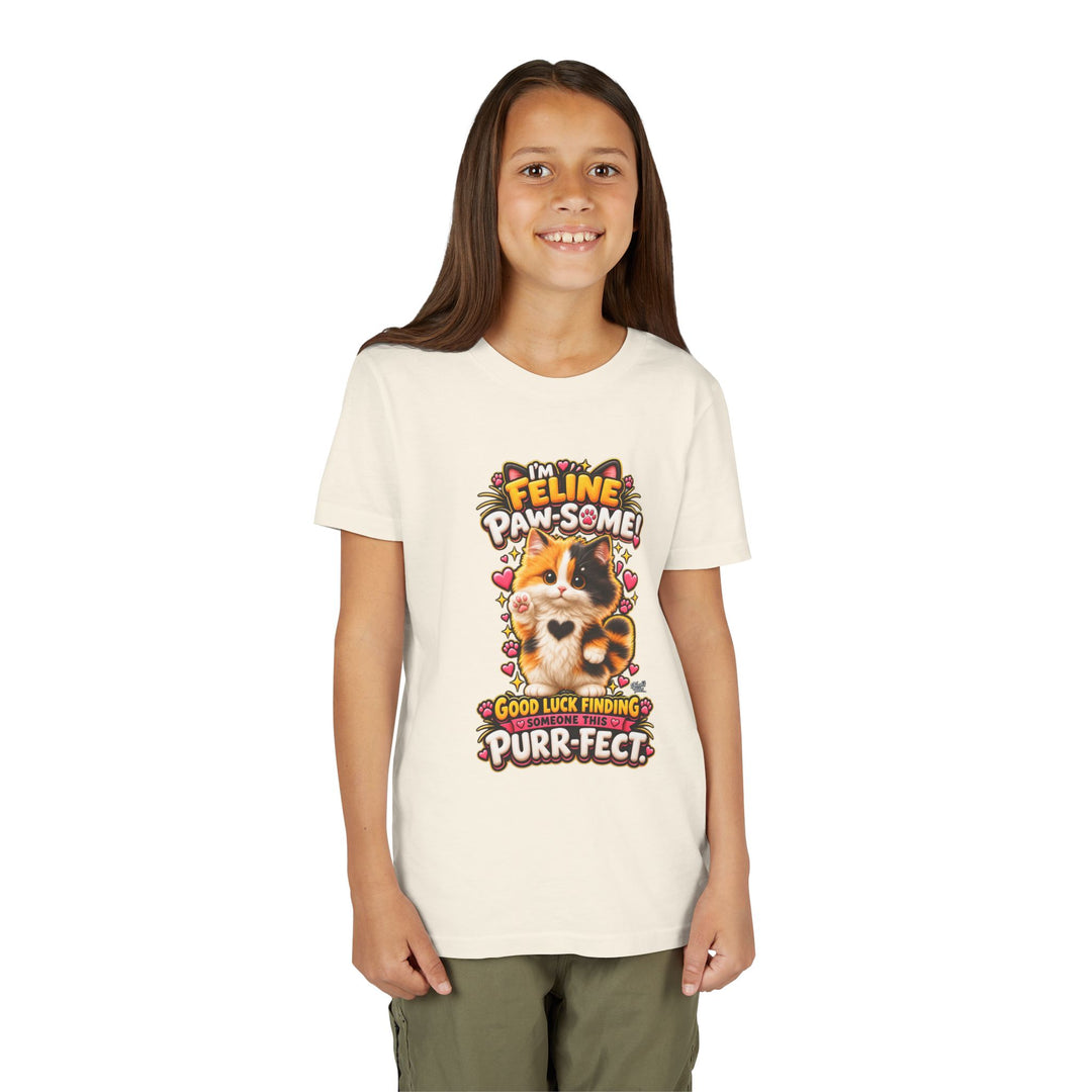 Noah’s Tales™ I’m Feline Paw-Some | Tommy Girl's Bella T-Shirt