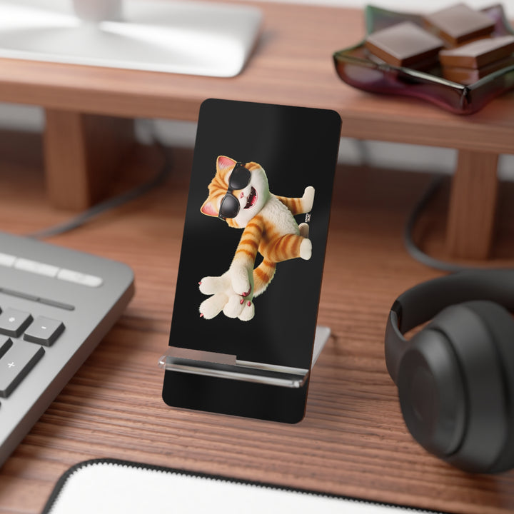 Noah’s Tales™ Tommy Phone Stand - Cute Cat Design Desk Organizer Smartphone Holder Gift for Cat Lovers Home Office Decor Pet Lover's Accessory