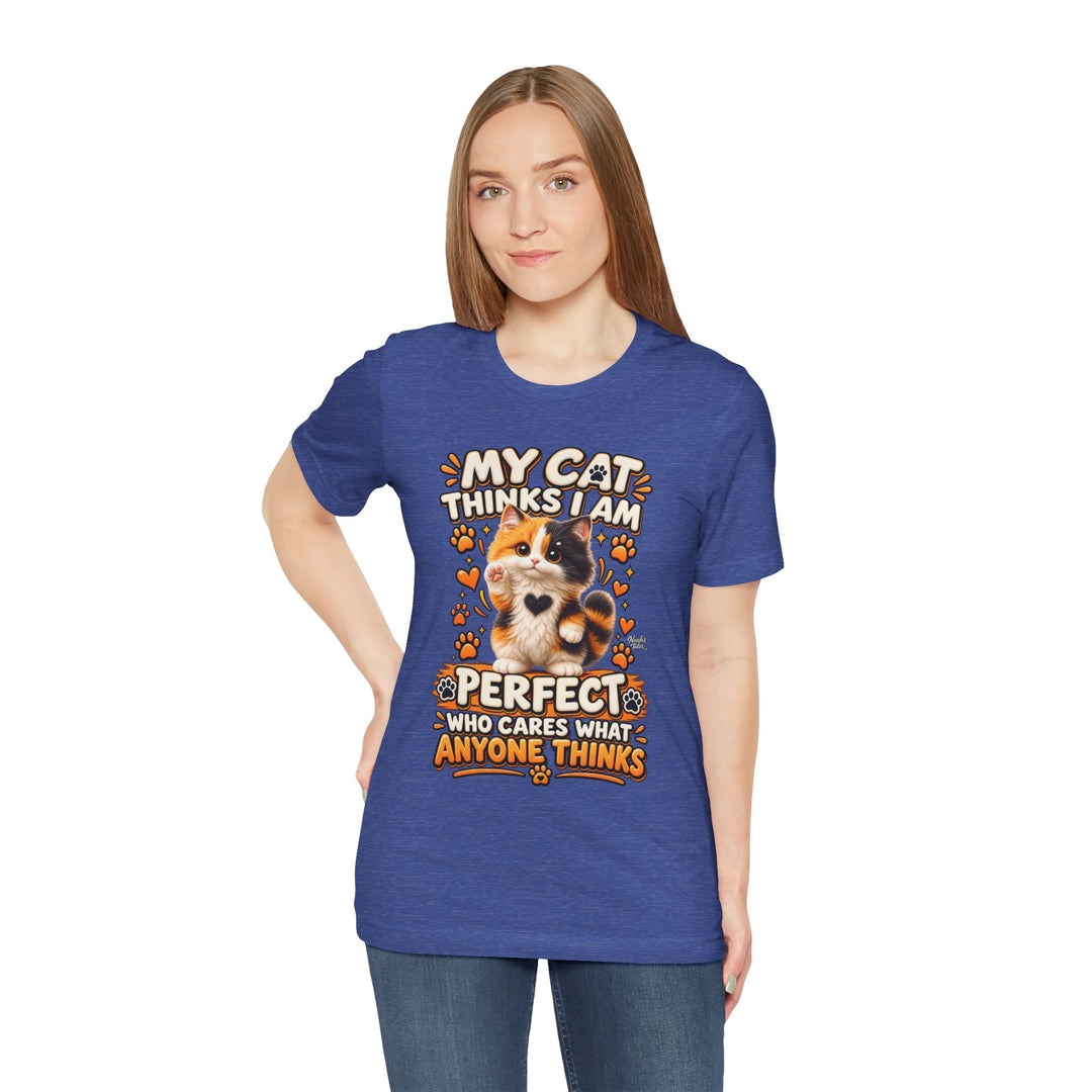 Noah’s Tales™ My Cat Thinks I Am Perfect | Tommy Women's Bella T-Shirt