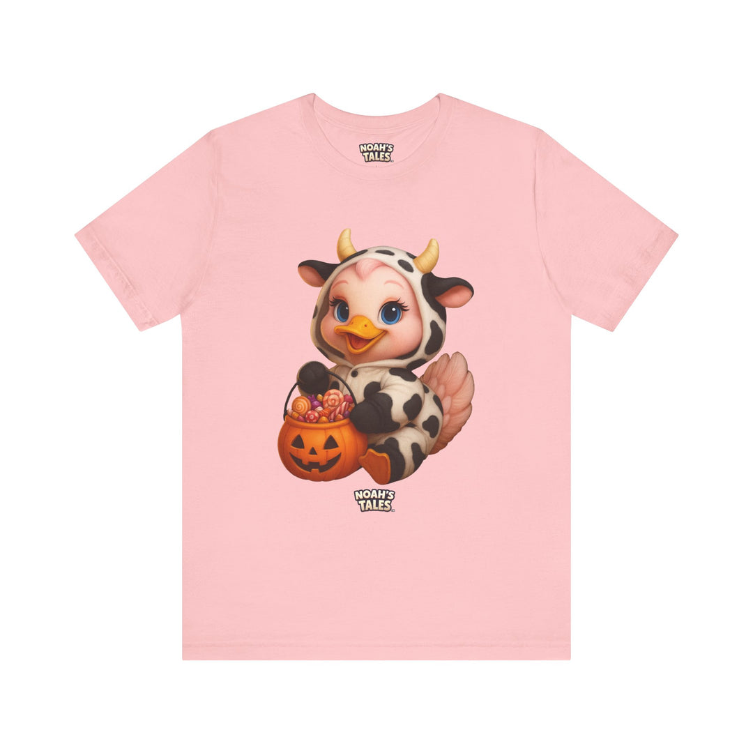 Noah’s Tales™ Cow Halloween Costume Luna Men's Bella T-Shirt