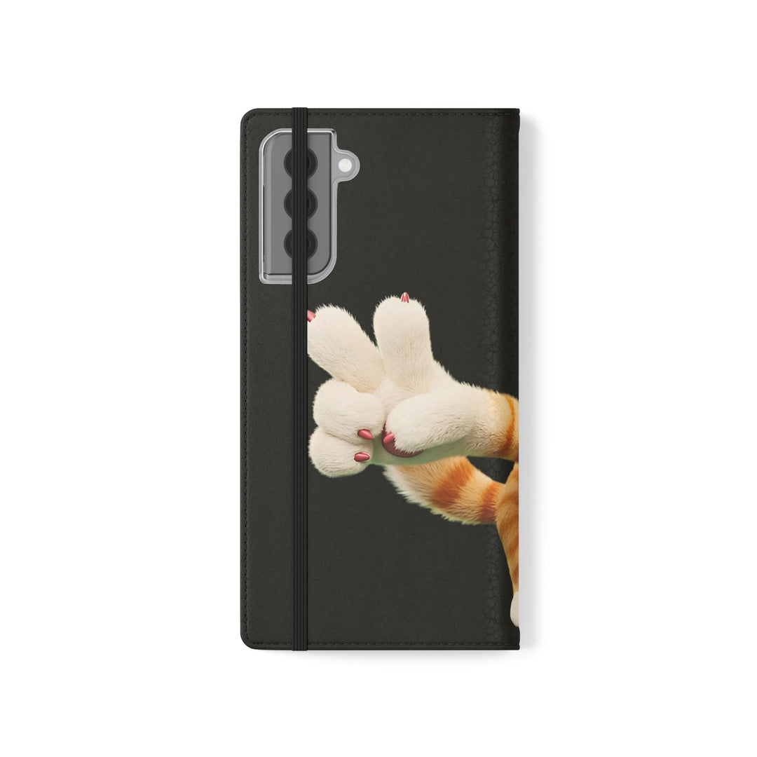 Noah’s Tales™ Tommy Flip Case Cartoon Phone Cover Pet Lover Gift Trendy Smartphone Wallet Animal Print Case