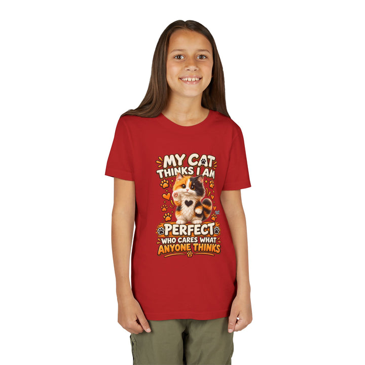 Noah’s Tales™ My Cat Thinks I Am Perfect | Tommy Girl's Bella T-Shirt