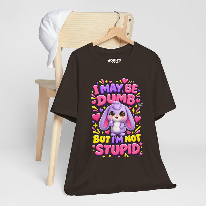 Noah’s Tales™ I May Be Dumb But I’m Not Stupid | Lilac Women's Bella T-Shirt
