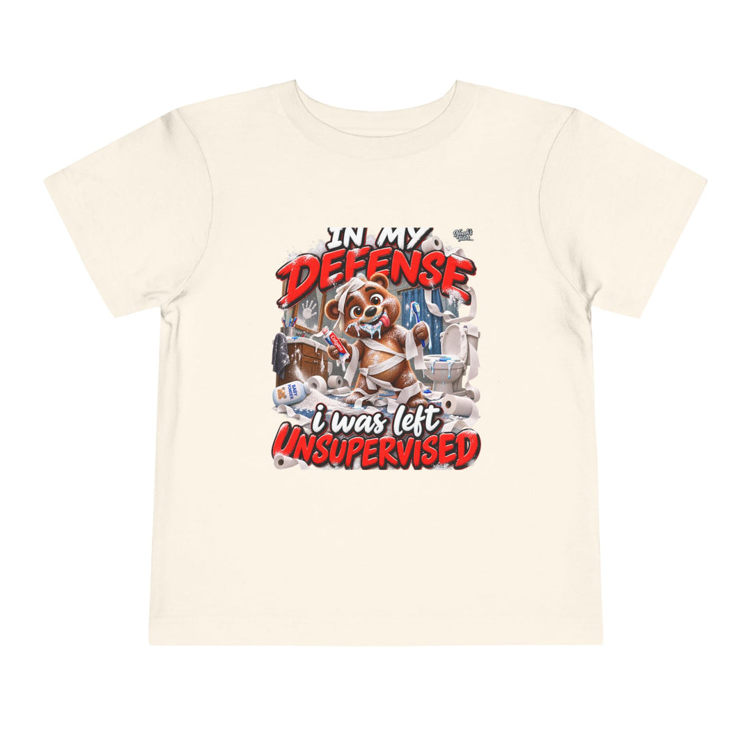 Noah’s Tales™ In My Defense I Was Left Unsupervised | Baxter Boy's T-Shirt
