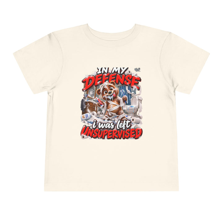 Noah’s Tales™ In My Defense I Was Left Unsupervised | Baxter Boy's T-Shirt