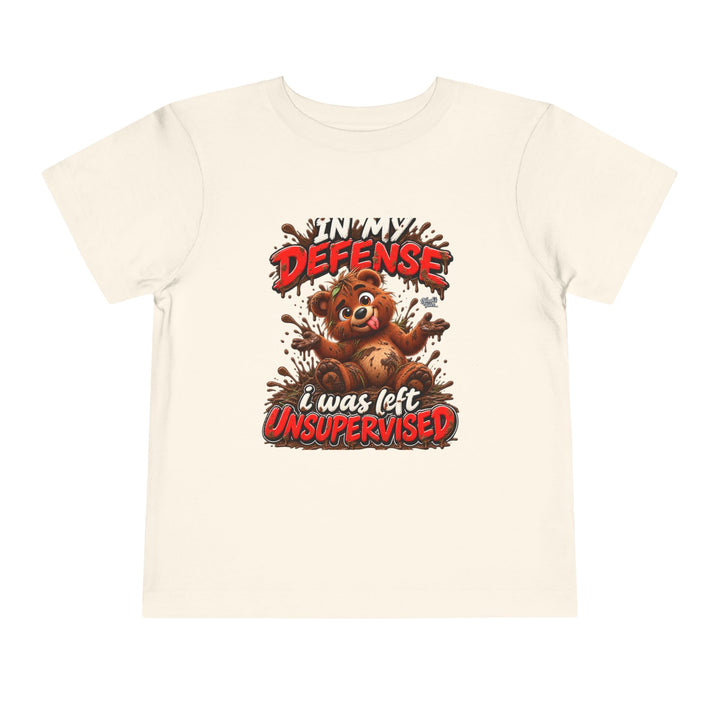 Noah’s Tales™ In My Defense I Was Left Unsupervised | Baxter Boy's T-Shirt