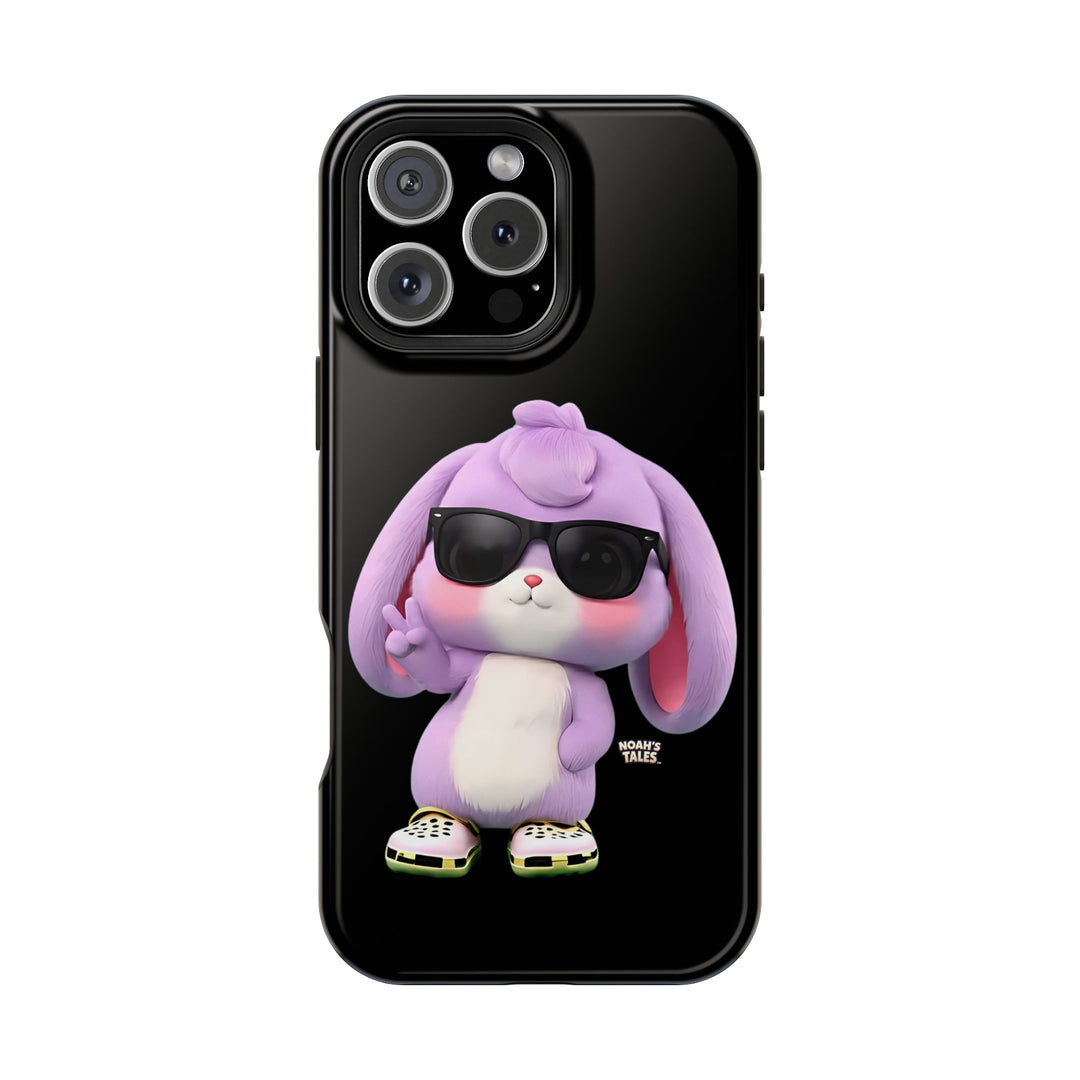 Noah’s Tales™ Lilac Phone Case Vibrant Protective cover Fun Gift for Kids and Teens Unique Cartoon Design