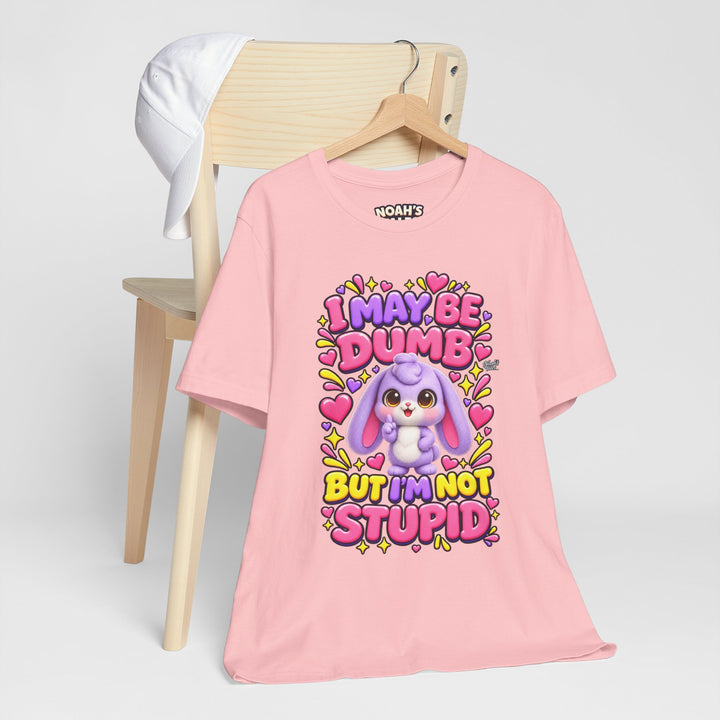 Noah’s Tales™ I May Be Dumb But I’m Not Stupid | Lilac Women's Bella T-Shirt