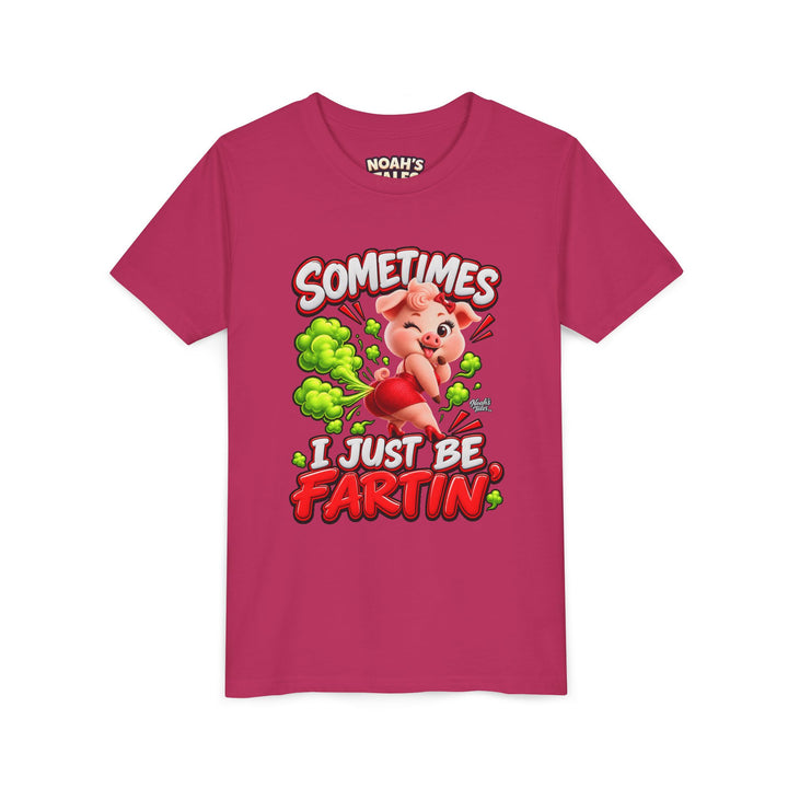 Noah’s Tales™ Sometimes I Just Be Fartin’ | Pip Girlfriend Girl's Bella T-Shirt