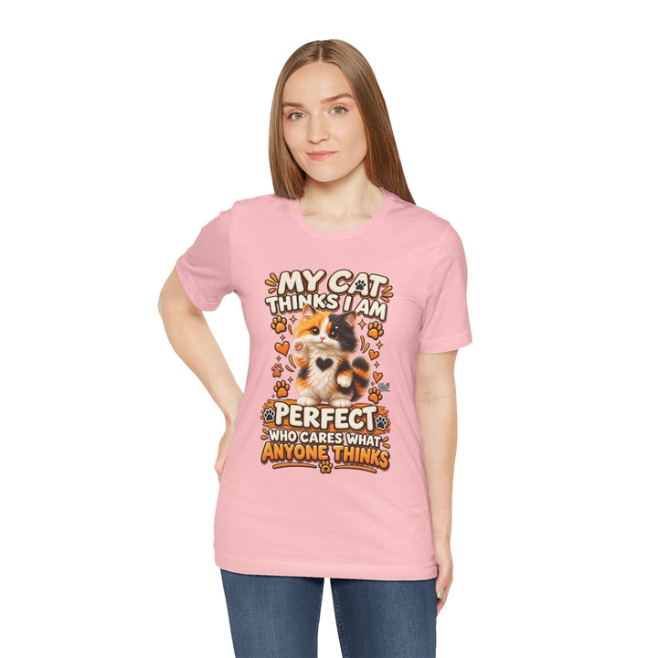 Noah’s Tales™ My Cat Thinks I Am Perfect | Tommy Women's Bella T-Shirt