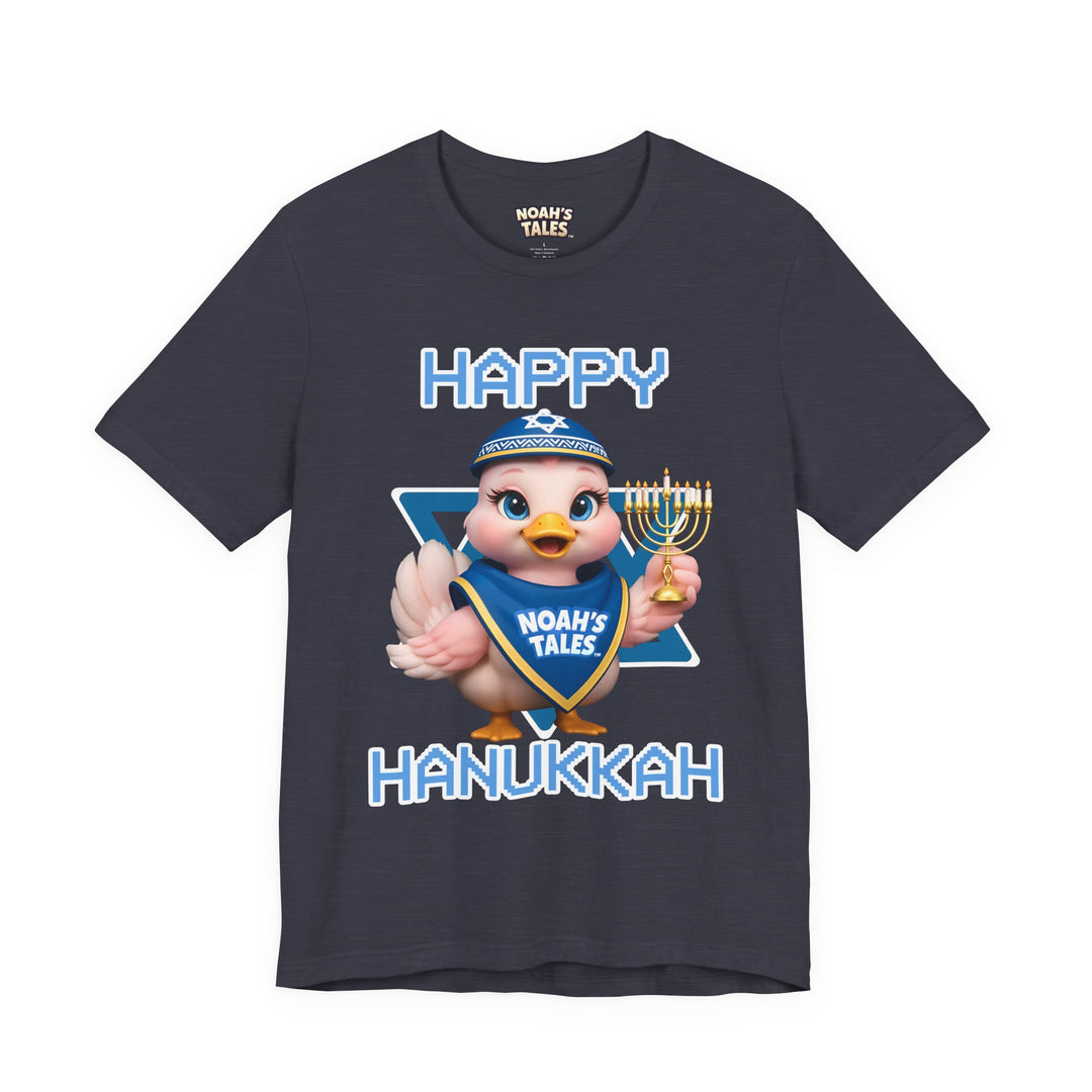 Noah’s Tales™ Happy Hanukkah Luna Women's Bella T-Shirt