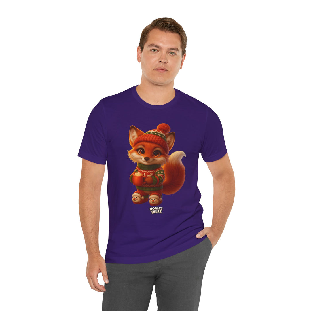 Noah’s Tales™ Christmas Ember Men's Bella T-Shirt