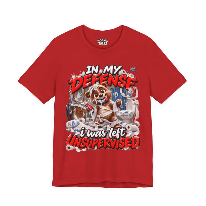 Noah’s Tales™ In My Defense I Was Left Unsupervised | Baxter Women's Bella T-Shirt