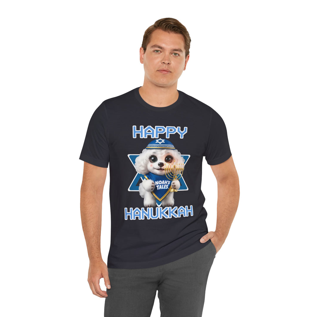 Noah’s Tales™ Happy Hanukkah Coco Men's Bella T-Shirt