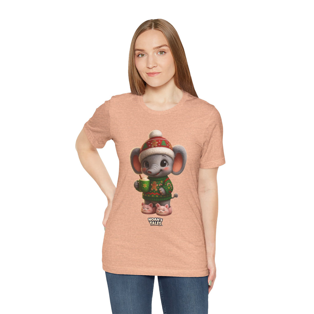 Noah’s Tales™ Christmas Ellie Belle Women's Bella T-Shirt
