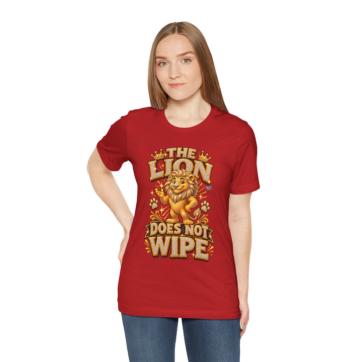 Noah’s Tales™ The Lion Does Not Wipe | Leo Women's Bella T-Shirt
