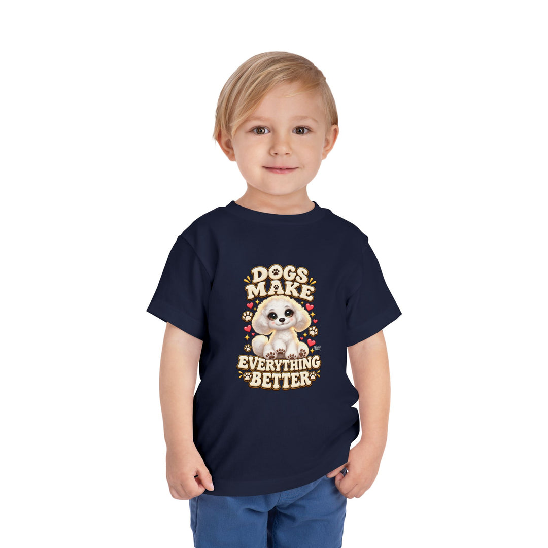 Noah’s Tales™ Dogs Make Everything Better | Coco Boy's T-Shirt