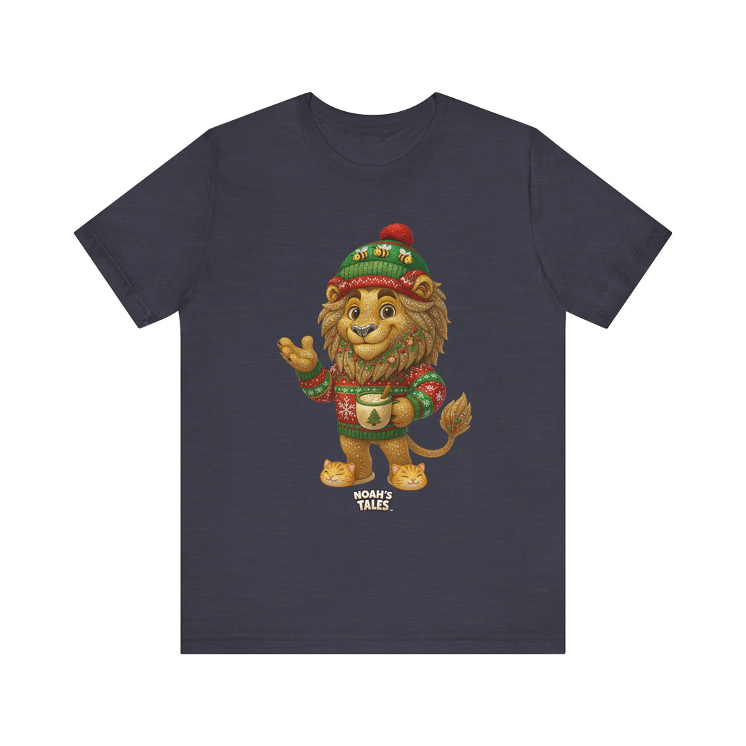 Noah’s Tales™ Christmas Leo Men's Bella T-Shirt