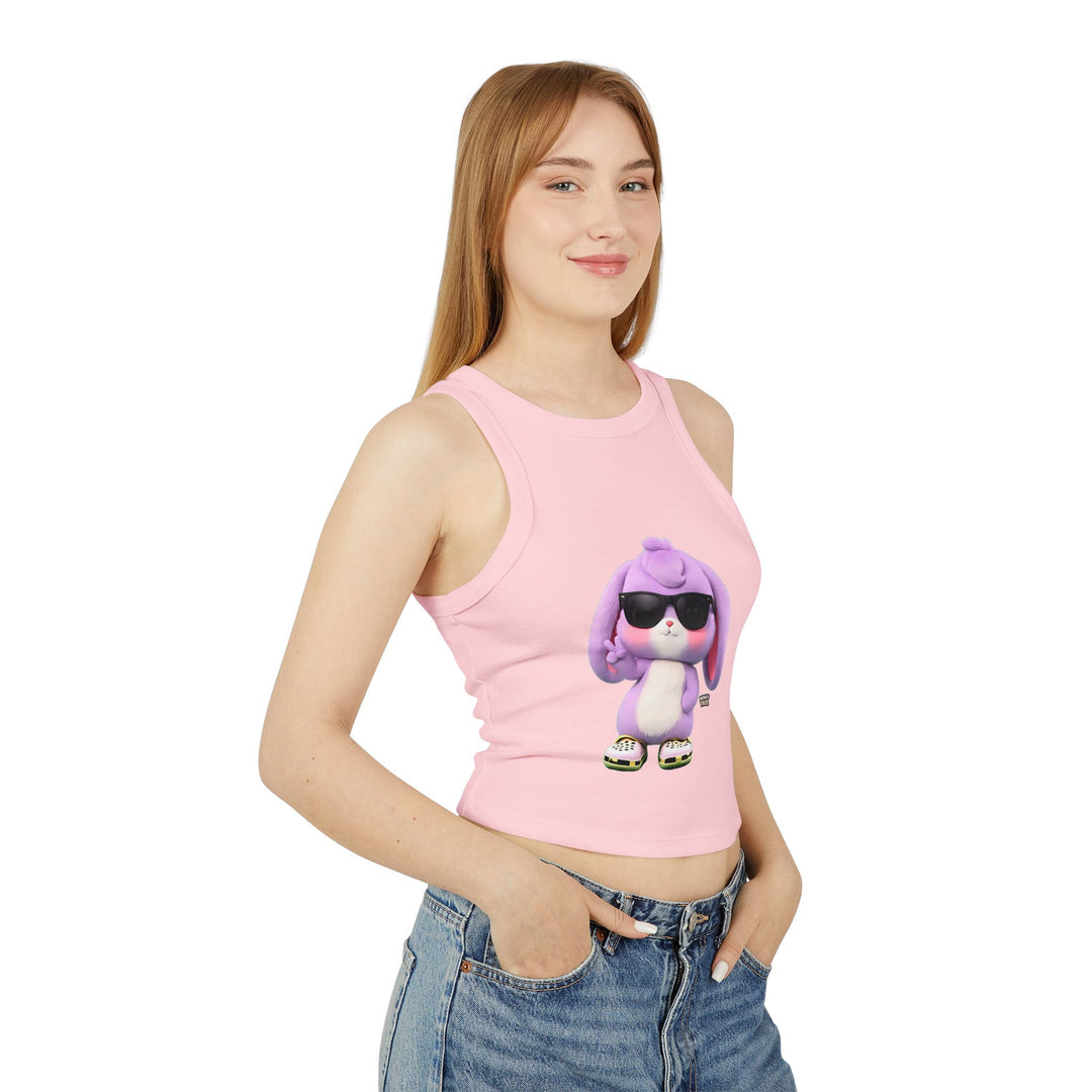 Noah’s Tales™ Trendy Graphic Tank Top for Women Cute Casual Wear Summer Outfit Gift for Her Cute Animal Illustration