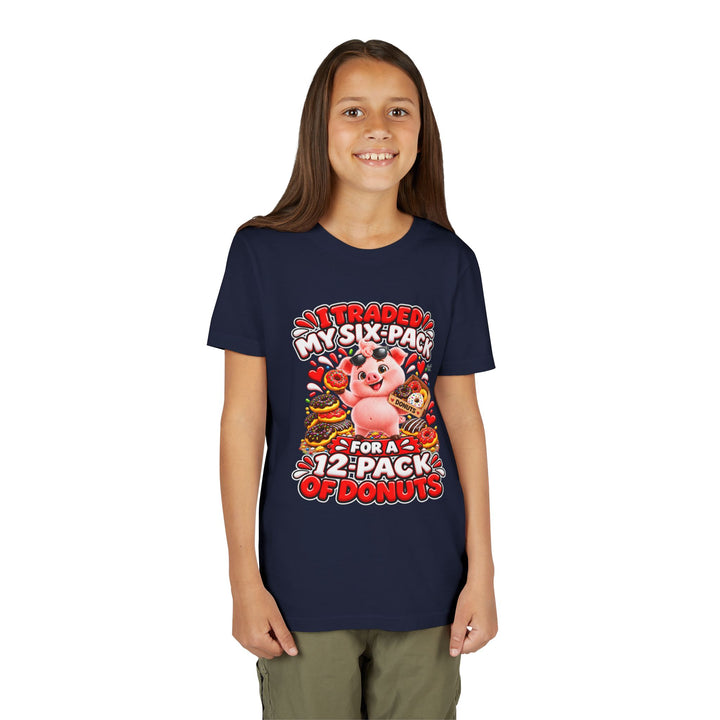 Noah’s Tales™ I Traded My Six-Pack For A 12-Pack Of Donuts | Pip Girl's Bella T-Shirt