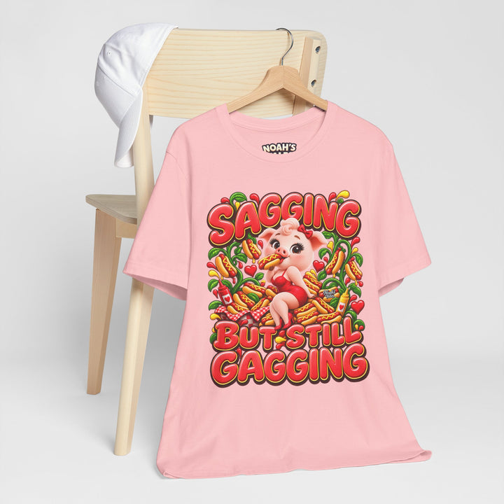 Noah’s Tales™ Sagging But Still Gagging | Pip Girlfriend Women's Bella T-Shirt