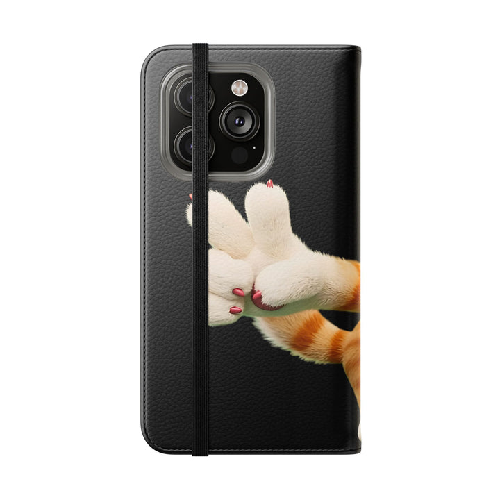 Noah’s Tales™ Tommy Flip Case Cartoon Phone Cover Pet Lover Gift Trendy Smartphone Wallet Animal Print Case